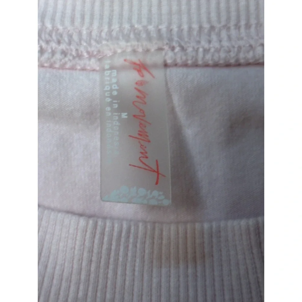 Free People Movement Women's Size Medium‎ Pink Crop Top Shirt